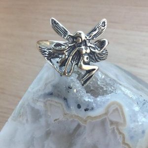 Sterling Silver Fairy Ring AlphaVariable Jewelry